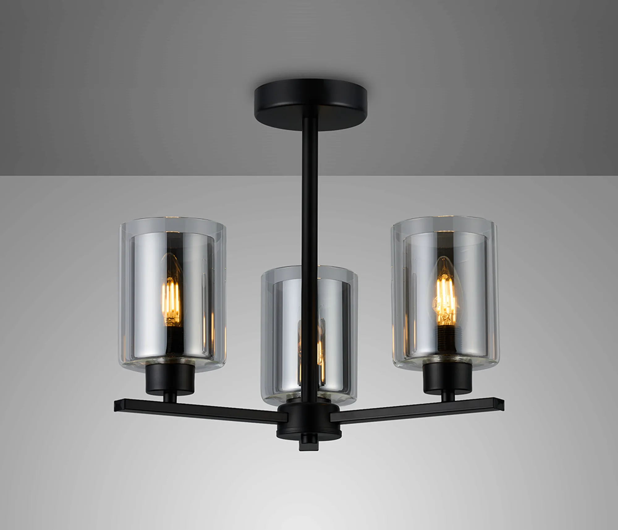 Lancer Ceiling Lights Deco Semi Flush Fittings